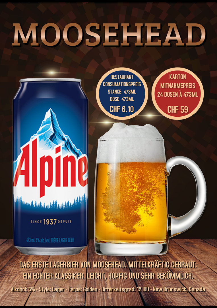 Moosehead Alpine (24 Dosen à 4,73dl)